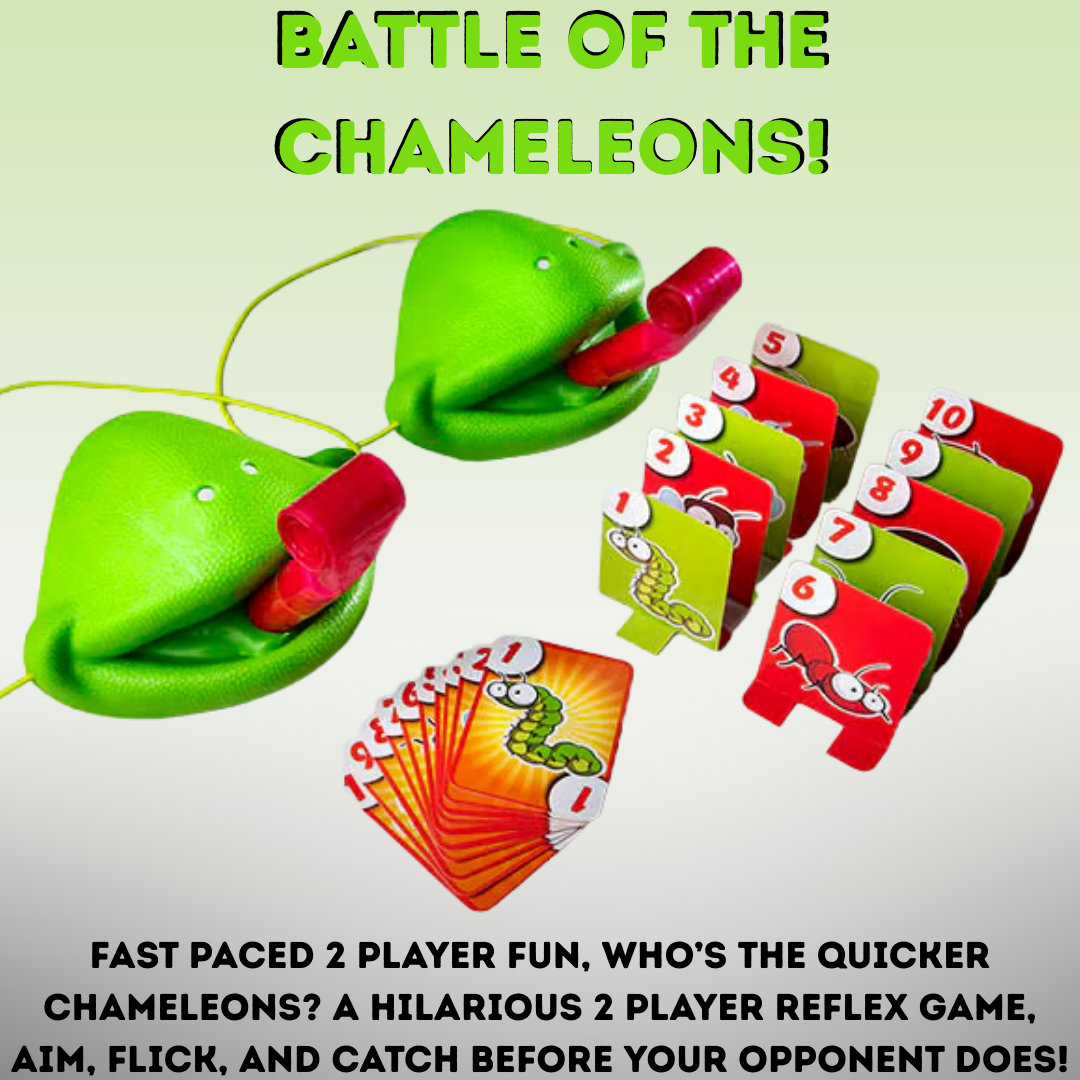 Chameleon Tongue Shooting Game