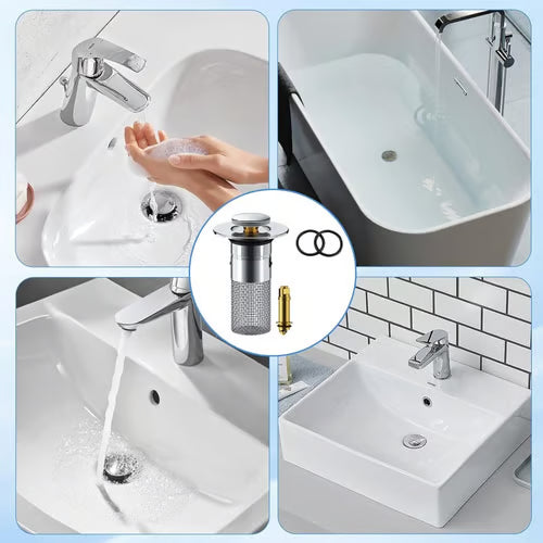 Sink Hair Catcher with Strainer