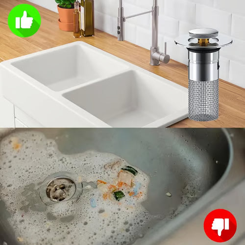 Sink Hair Catcher with Strainer